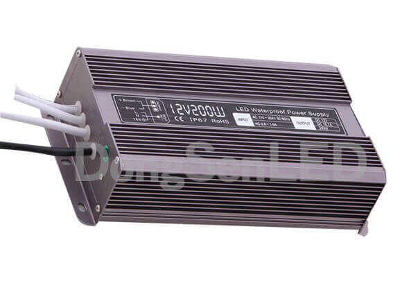 Waterproof LED Power Supply - 200w waterproof led power supply DC12v/24v DFP12-200W
