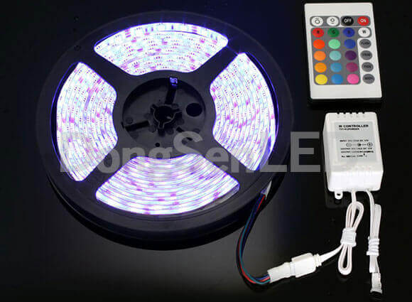 5050 SMD Flexible LED Strip - Colorful 5050 RGB flexible led strip light 300led 16.4ft TB10-60RGB50