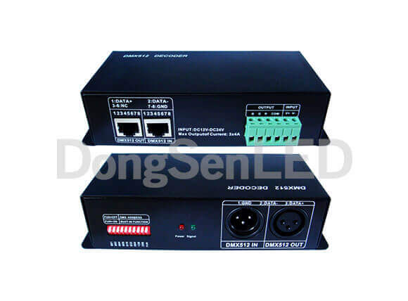 LED Controller - Dmx512 led decoder for RGB led strip 3 channels DS-DMXBM-3CH