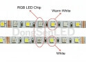 RGBW Flexible LED Strip - RGBW flexible led strip 30 RGB+30 white led TB10-60RGBW50