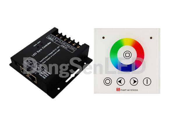 LED Controller - Wall panel touch led controller DS-SZ600-WP86-RGB