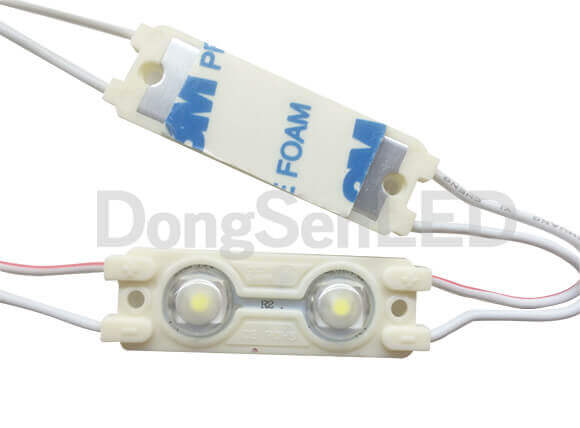 Economic LED Module - Constant current 5050 inject led module with lens 2led MS-2W50