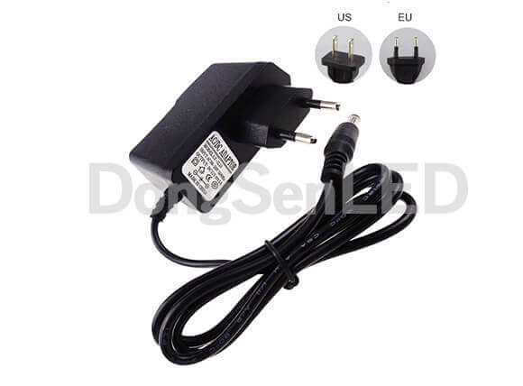 Plug LED Power Supply - Plug Led Power Adapter DC12V 1A for flexible led strip DS-P12-1A