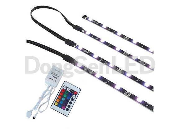 Flexible LED Strip Kit - DC5V USB Power supply RGB led strips for TV background lighting (P/N: TF10-30RGB-TVKit)