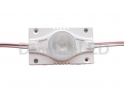 Edge lit Light Box LED Module - 3W Edge light LED Module with Heat Sink 15x55°