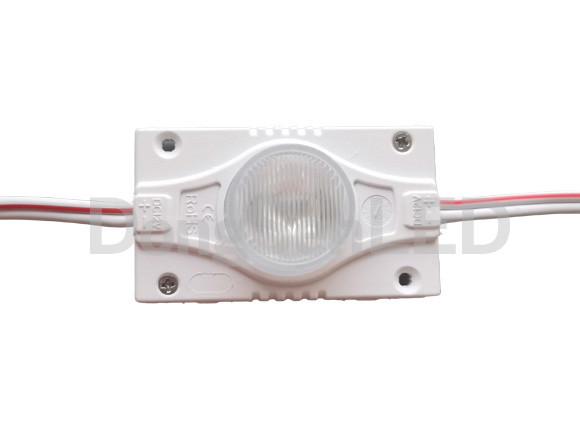 Edge lit Light Box LED Module - 3W Edge light LED Module with Heat Sink 15x55°