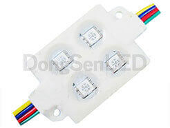 Injection LED Module - Inject 5050 RGB led module 4 led for channel letter MA-4RGB50