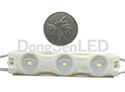 Economic LED Module - 3led 2835 inject led module with lens IP67 MS-3W28