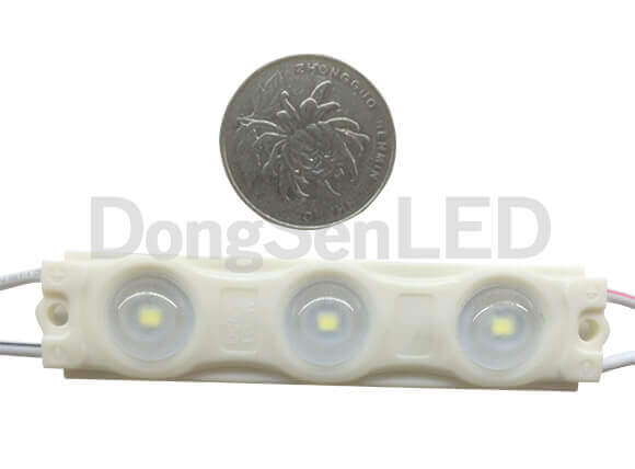 Economic LED Module - 3led 2835 inject led module with lens IP67 MS-3W28