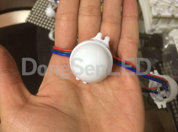 LED Pixel Light - Addressable 5050 RGB led dot light 30mm WS2801IC D30-3IC