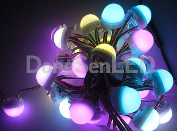 LED Pixel Light - Diameter 50mm color changing 5050 RGB led pixel light D50-7IC