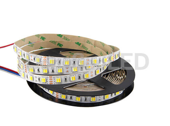 CCT Adjustable Flexible Led Strip - CCT Adjustable 5050 Flexible Led Strips 60led/m WW+CW TB10-60DC50