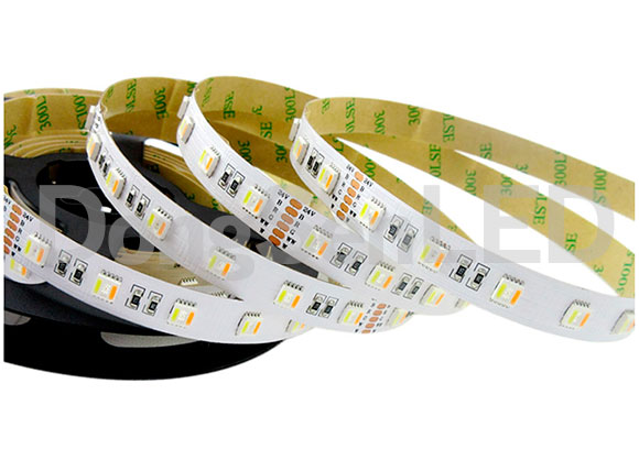 CCT Adjustable Flexible Led Strip - 5 Chip in 1 5050 Flexible RGB CCT adjustable LED Strips RGB+WW+PW TB12-60RGBCCT50