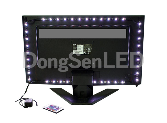 Flexible LED Strip Kit - DC5V USB Power supply RGB led strips for TV background lighting (P/N: TF10-30RGB-TVKit)