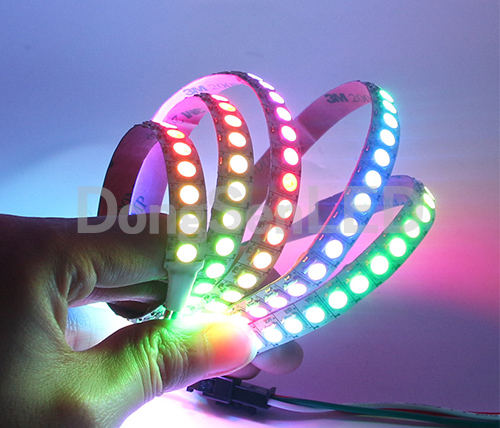 Addressable RGB Flexible led strip - Individual Addressable RGB LED Strips 144led/m WS2815 IC