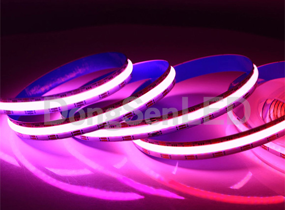 Multi-Color COB LED Strip - RGB COB Flexible led strips 768led/m 10mm 24V