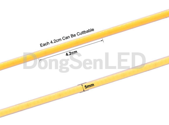 Slim COB LED Strip - 5mm Super Slim Flexible COB led strips 384led/m CRI 90 