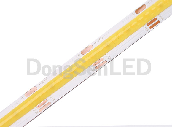 CCT COB LED Strip - CCT COB Flexible COB led strips 608led/m 10mm