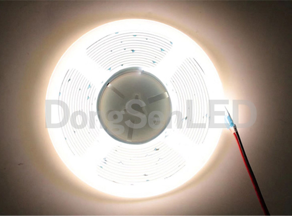 CCT COB LED Strip - CCT COB Flexible COB led strips 608led/m 10mm