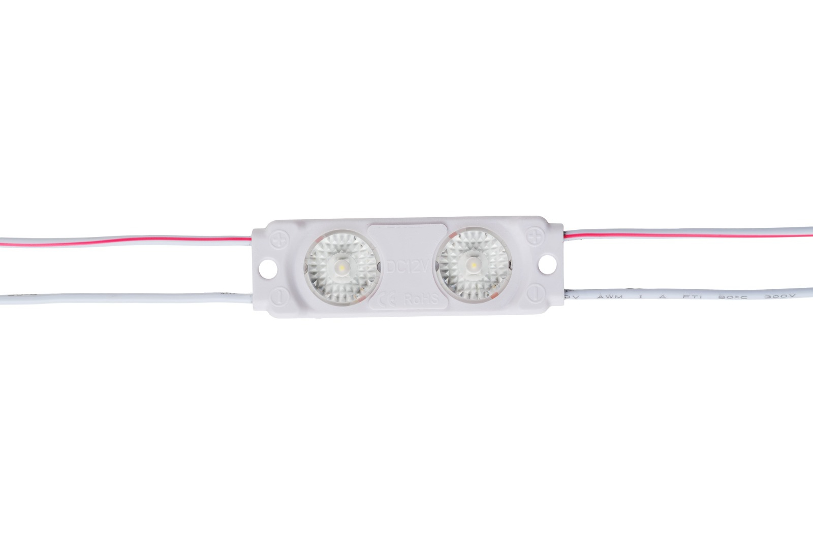 Prism lens LED Module 170° - Backlit led module 2led,1W,White,Lumileds SMD,120lm/w,IP67