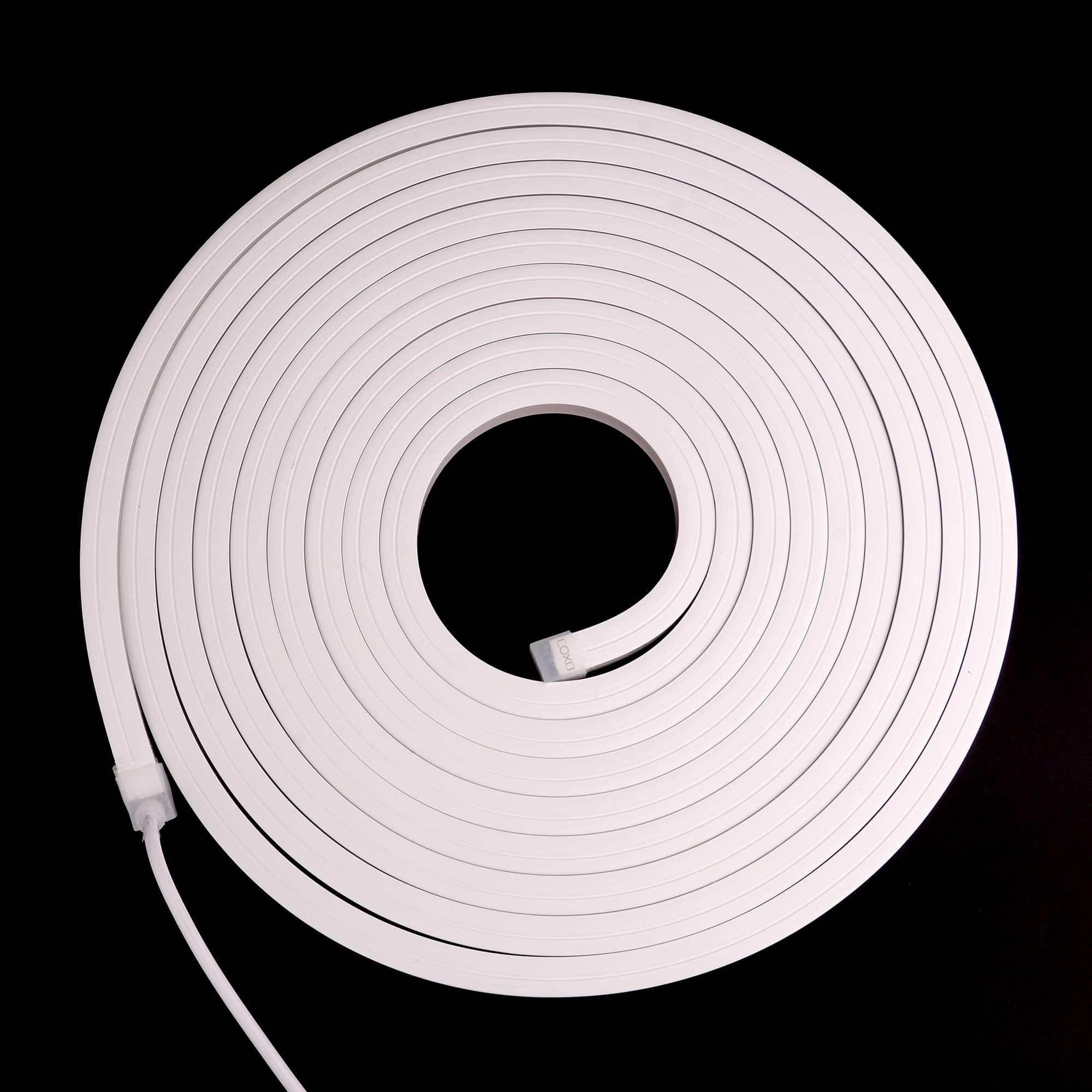 LED Neon Flexible - Warm white silicon neon led strip 10*10mm side bend