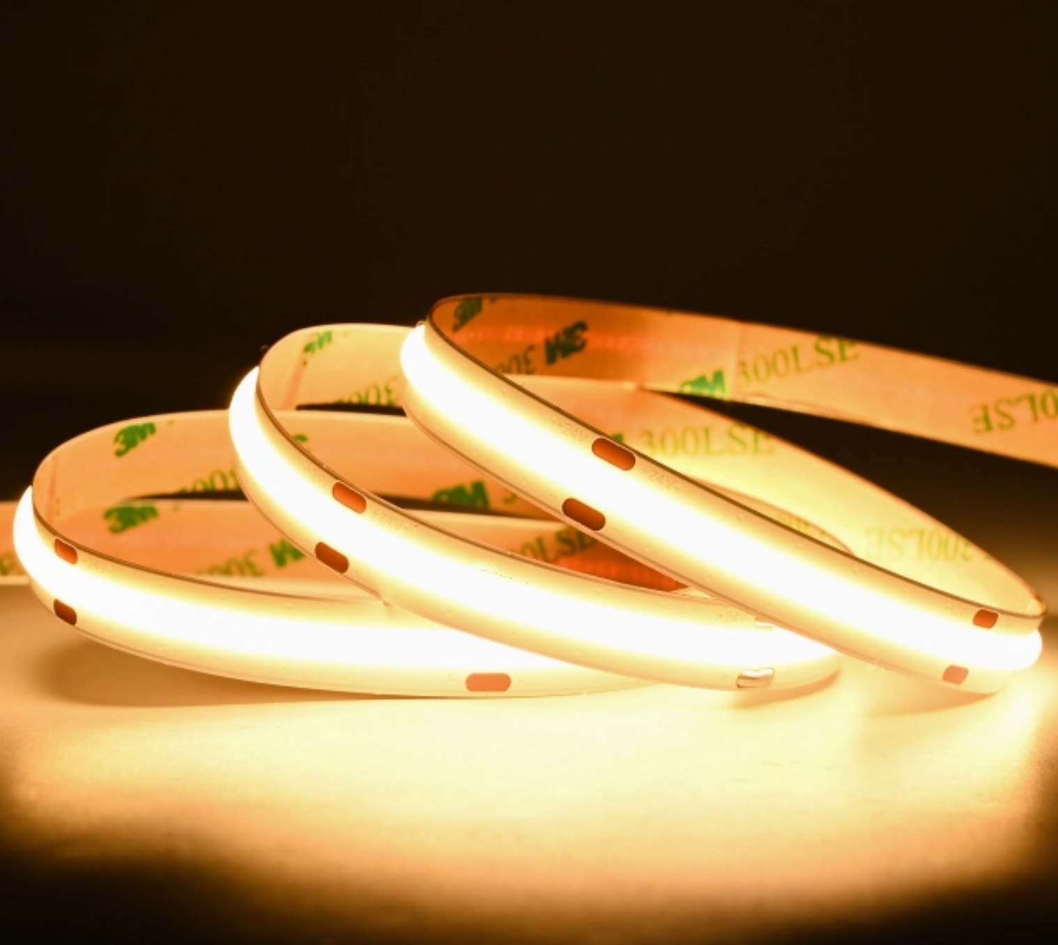 Standard COB led strip - 140lm/w High Efficiency COB LED Strip 2000lm/m 