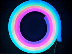 Señal luminosa negocio tira de neon flex Neon Ouvert S 37 x 14 Uso interior cm Base de metacrilato de 8mm 